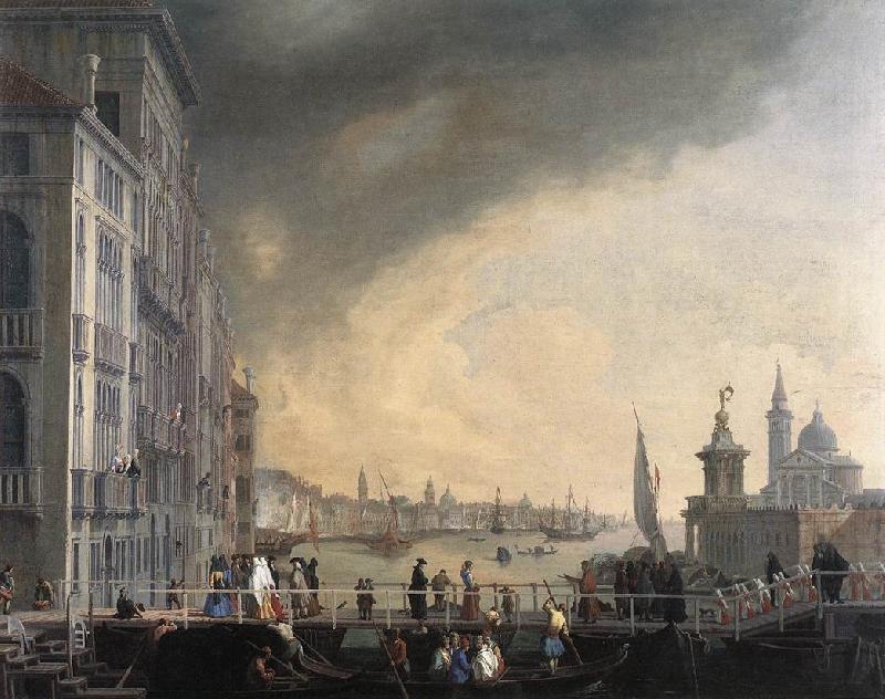 CARLEVARIS, Luca The Bridge for the Feast of the Madonna della Salute gfh oil painting image